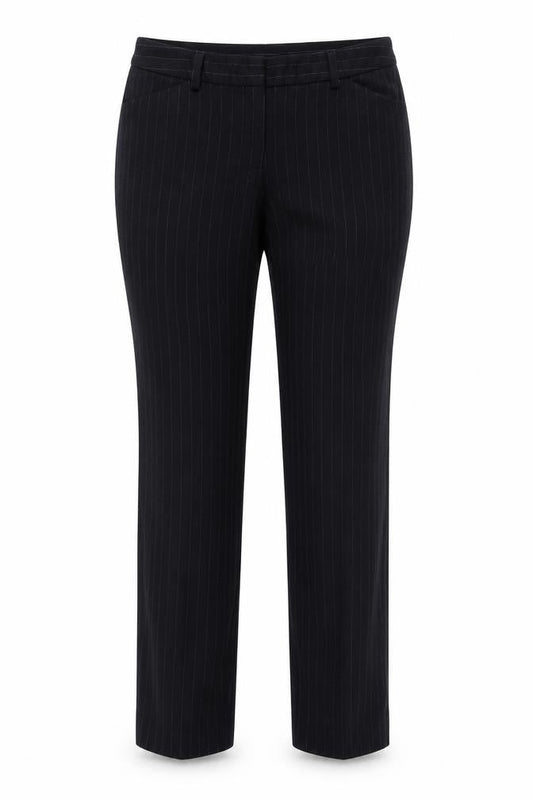 Womens UK Size 10 Katherine Barclay Regular Fit Dress Pants Black Trousers