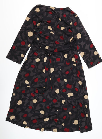 Isle Women's Multicoloured Wrap Dress Size 16