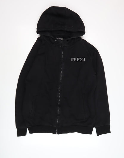 NUCO Men's Black XL Full Zip Hoodie with Logo