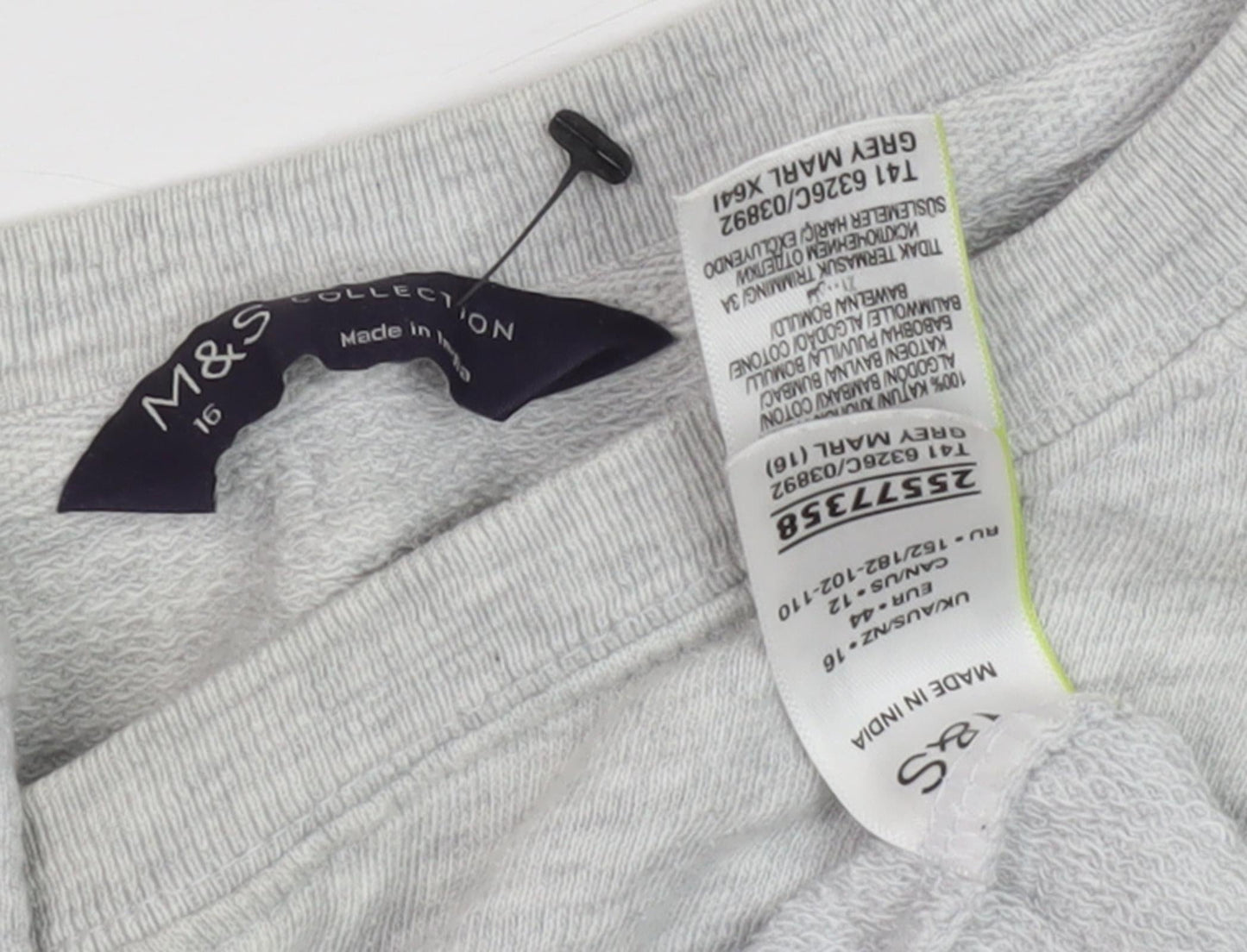 Marks and Spencer Grey Women's 16 Pullover Sweatshirt