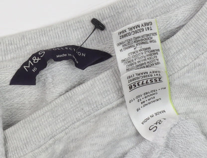 Marks and Spencer Grey Women's 16 Pullover Sweatshirt