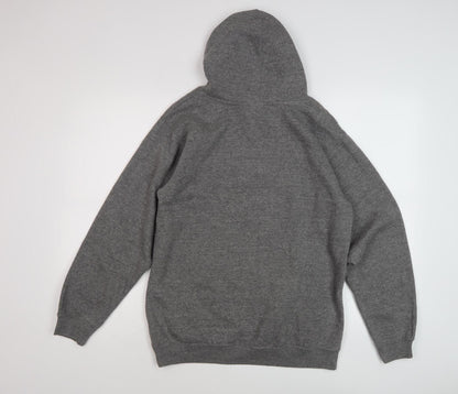 Team Athletics Teens Grey Logo Pullover Hoodie L