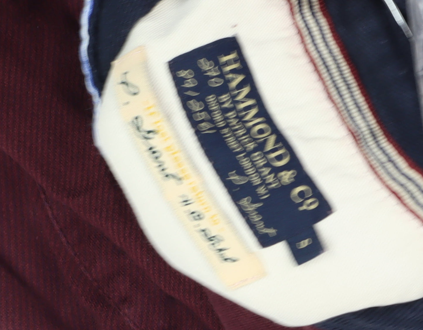 Hammond & Co Men's Red Polo, Size S, Long Sleeve