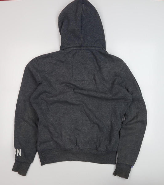 Superdry Men's Grey Pullover Hoodie L - Sport & Style