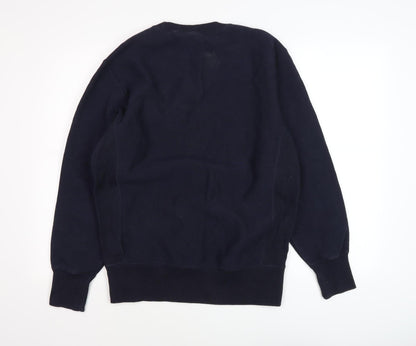 Mens UK Size L Champion Blue Pullover Sweatshirt
