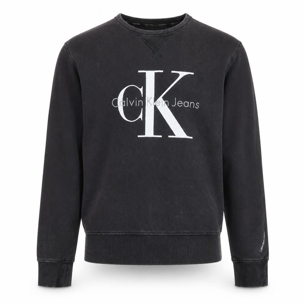Mens UK Size M Calvin Klein Black Pullover Sweatshirt
