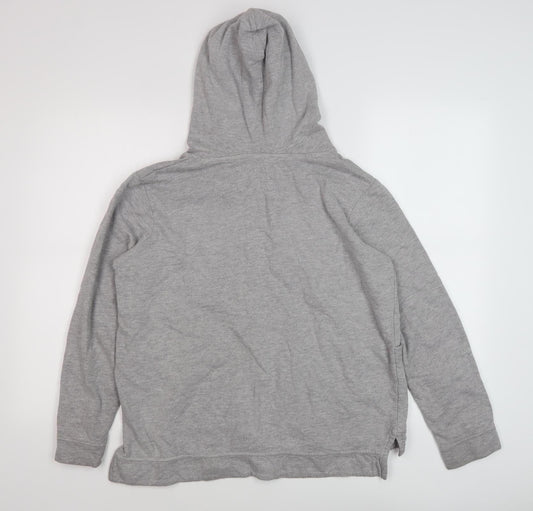 Womens UK Size 10 FatFace Grey Pullover Hoodie