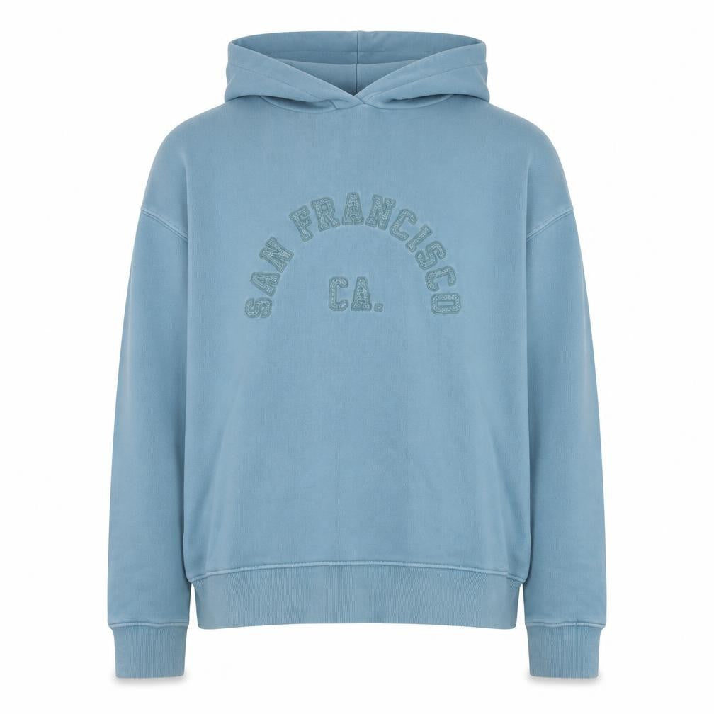 Mens UK Size M Marks and Spencer Blue Pullover Hoodie