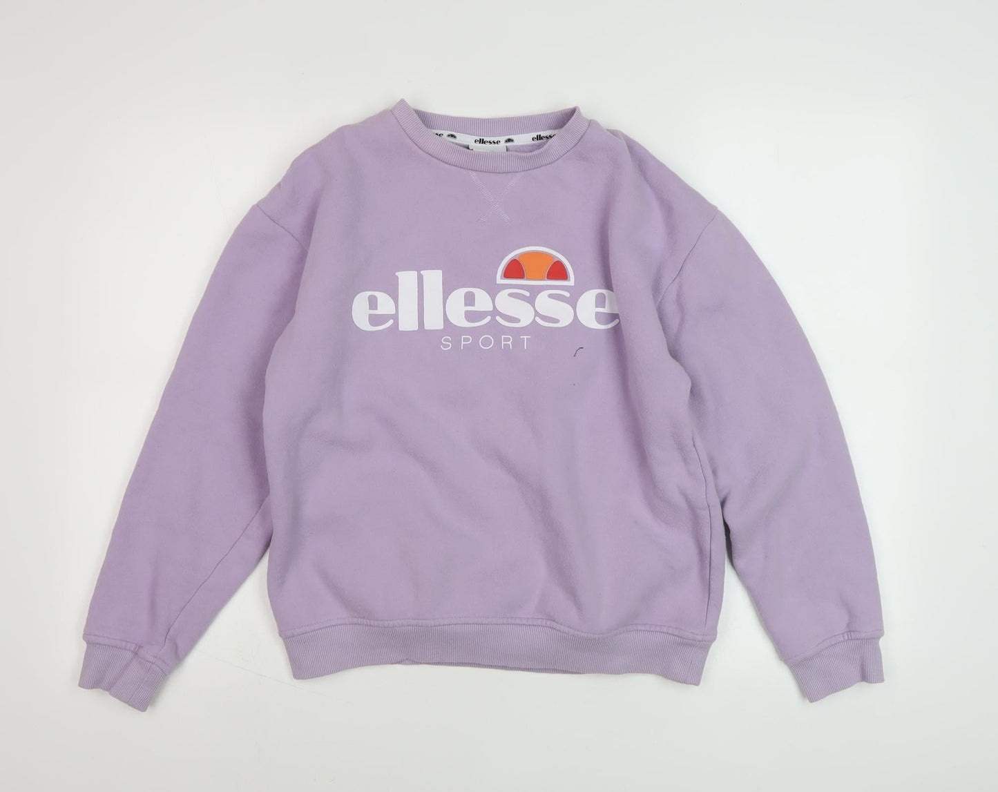Ellesse Women’s Purple Sweatshirt Size 10 - Classic Logo Pullover