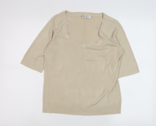 Womens UK Size 12 BHS Beige  Jumper