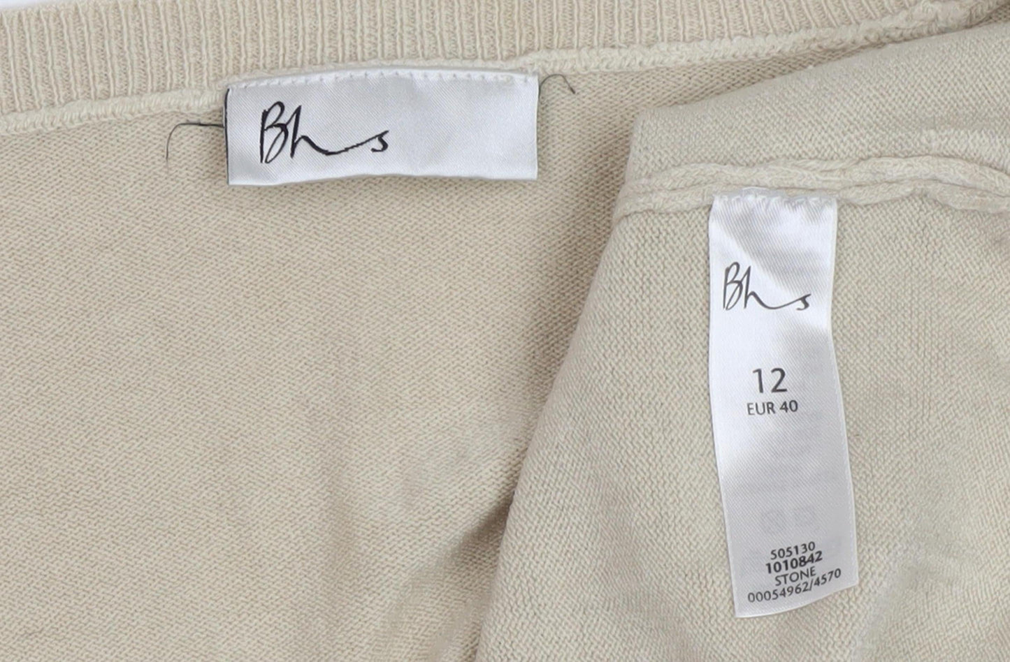 Womens UK Size 12 BHS Beige  Jumper