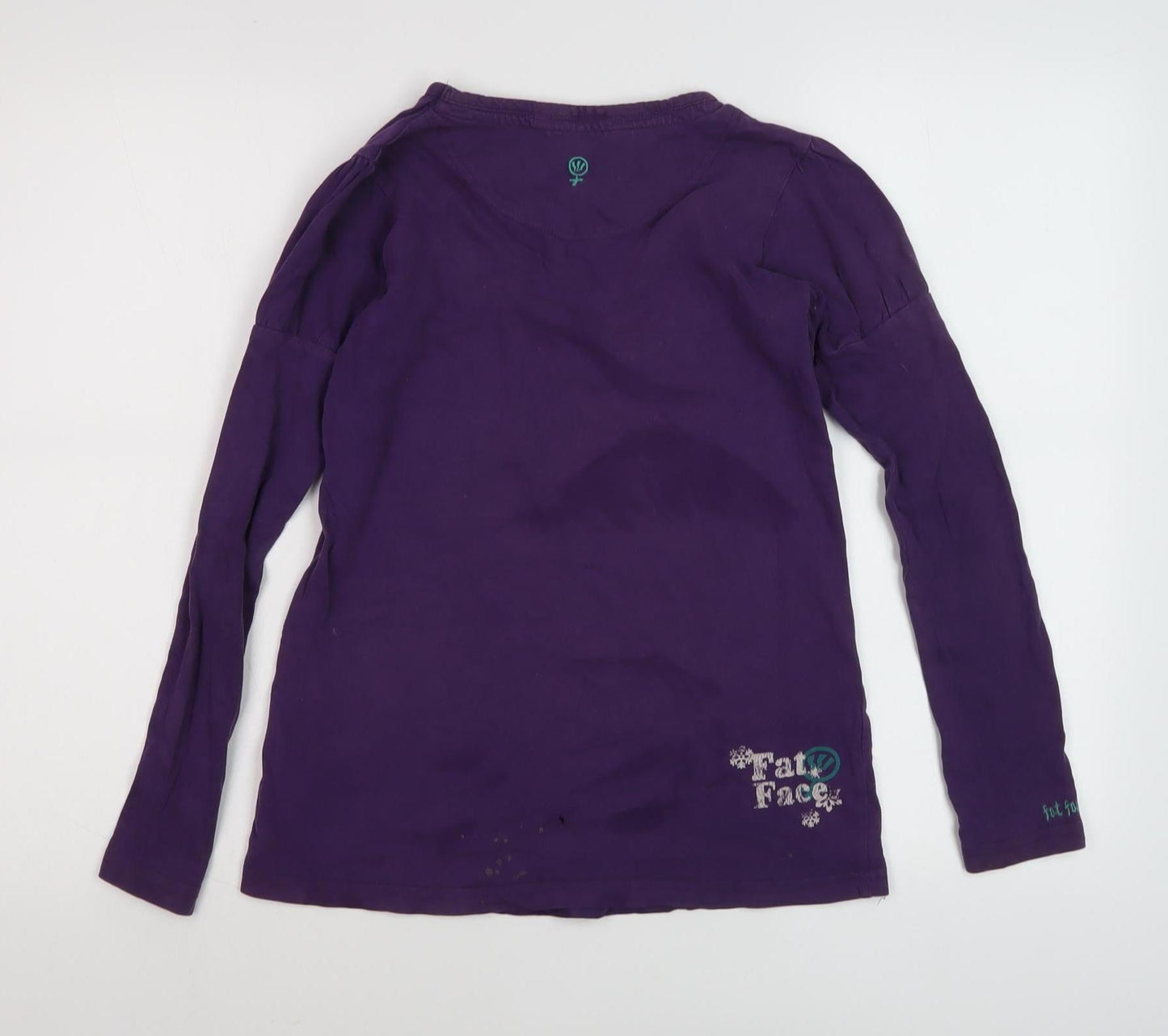 Teens UK Size 2 Fat Face Purple