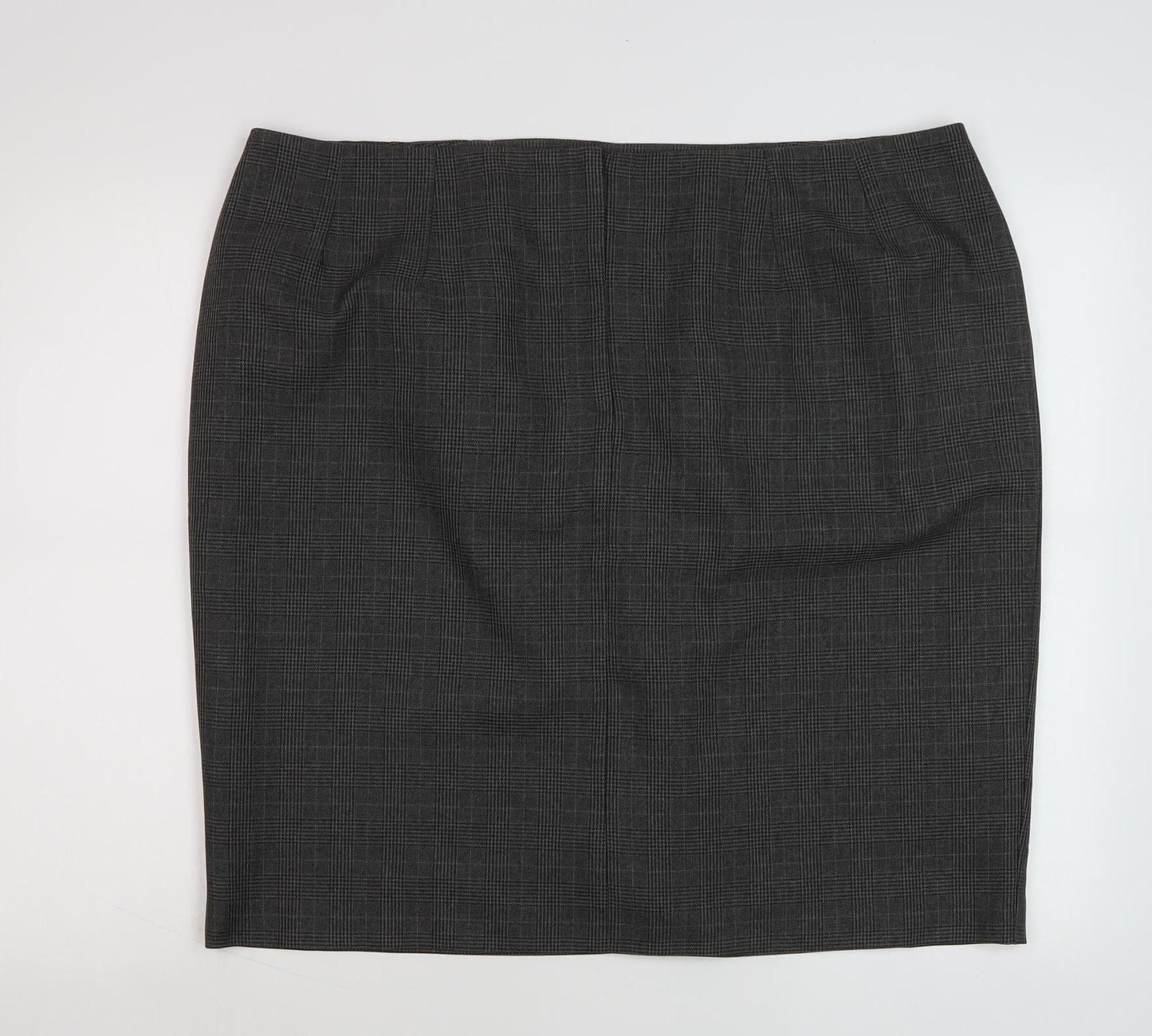 Marks and Spencer Womens Grey Pencil Skirt Size 22 Workwear