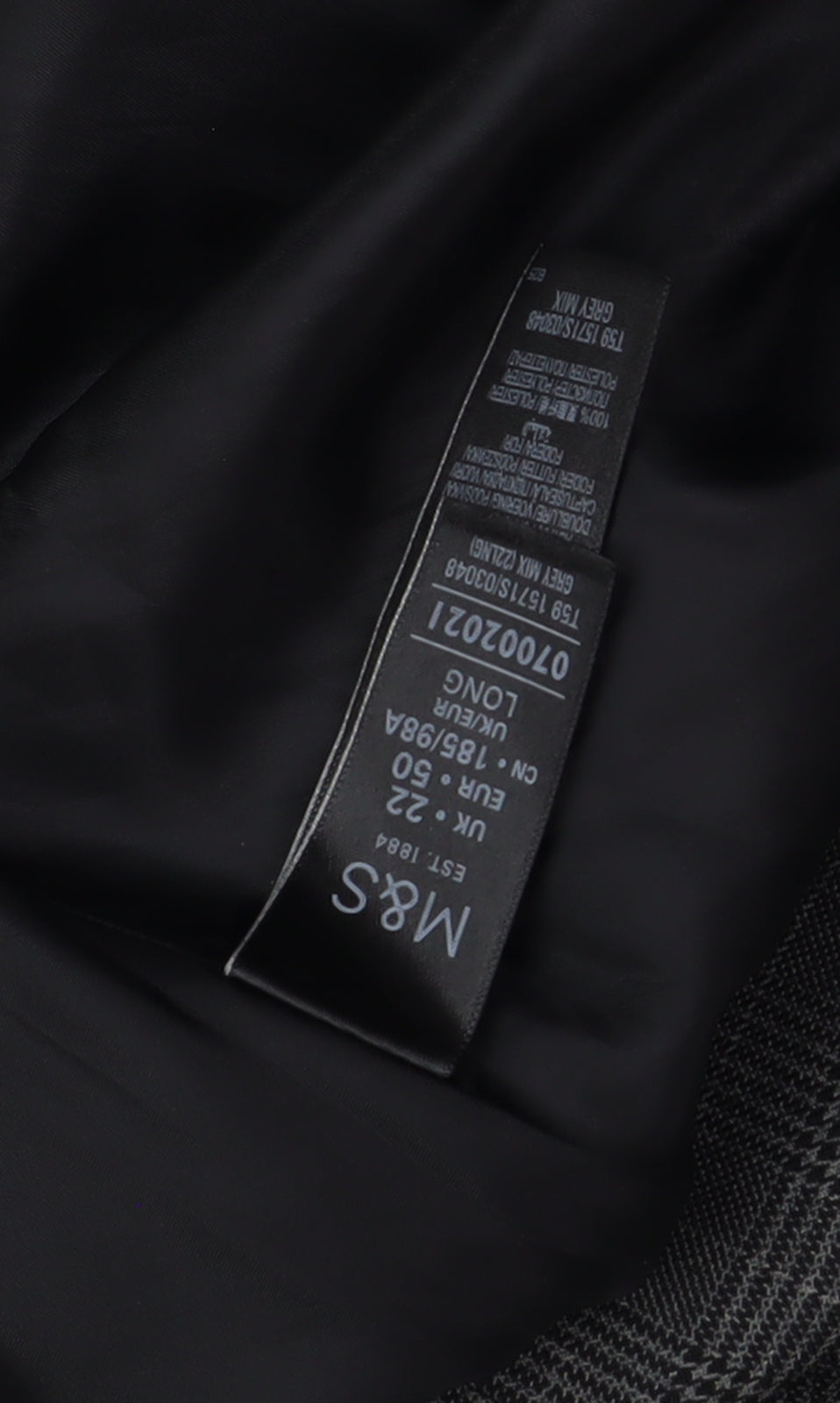 Marks and Spencer Womens Grey Pencil Skirt Size 22 Workwear