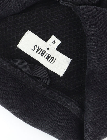 (Un) Bias Men's Black Polo Shirt Medium Short Sleeve Cotton