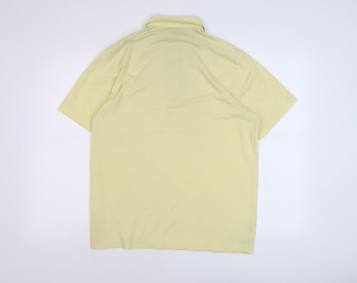 Gabicci Men's Yellow Short Sleeve Polo Shirt M
