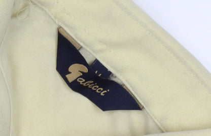 Gabicci Men's Yellow Short Sleeve Polo Shirt M