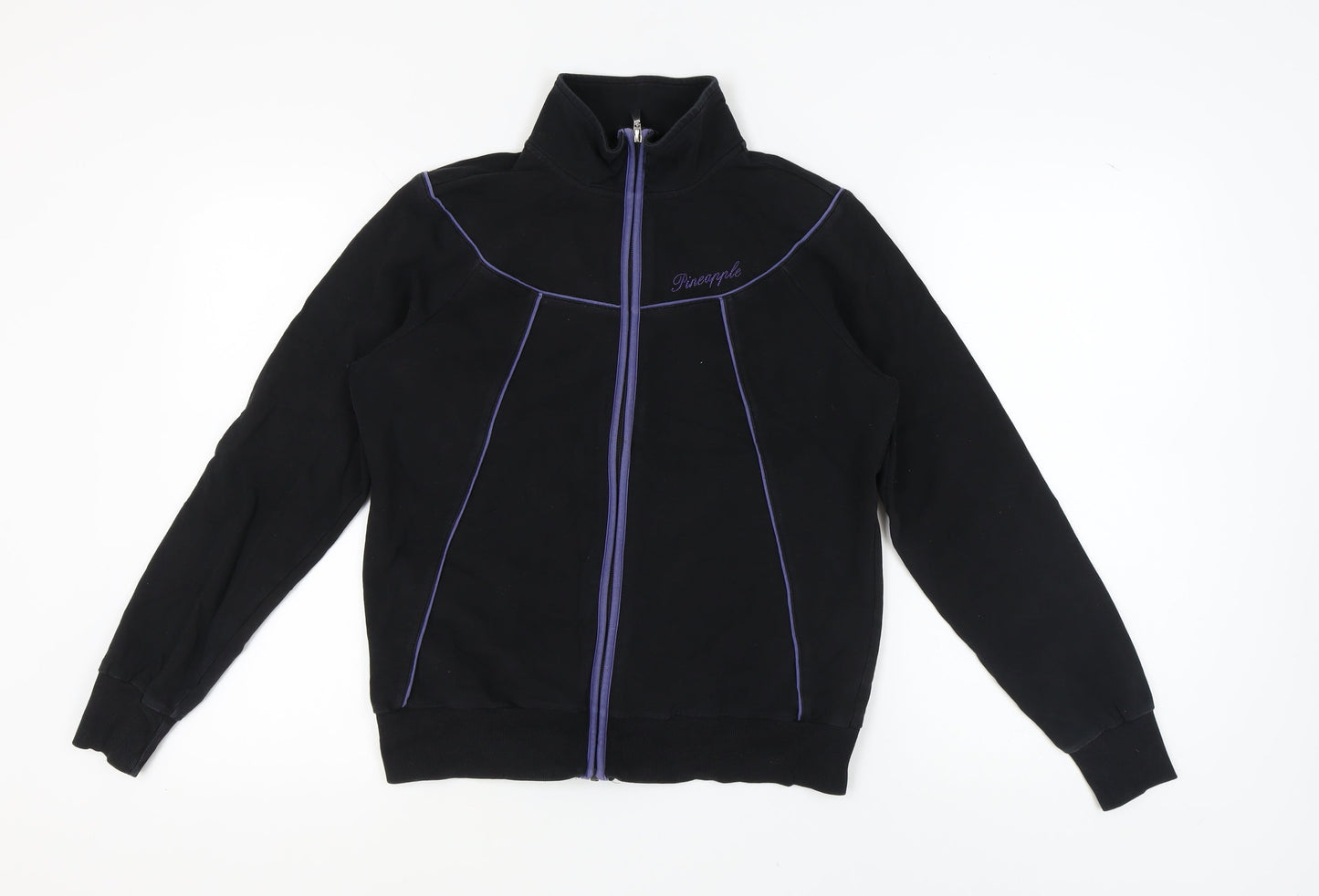 Pineapple Women's Black Zip Sweatshirt Size 16