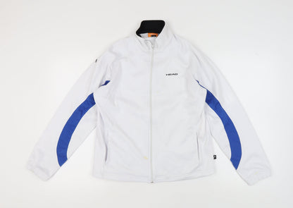 Mens UK Size S HEAD White Full Zip Sweatshirt