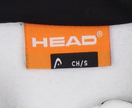 Mens UK Size S HEAD White Full Zip Sweatshirt