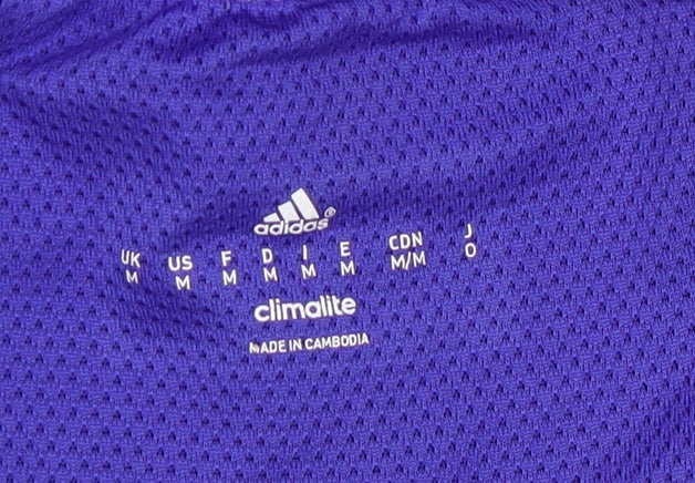 Adidas Men's Black Athletic Shorts, Size M, Elastic Waist, New