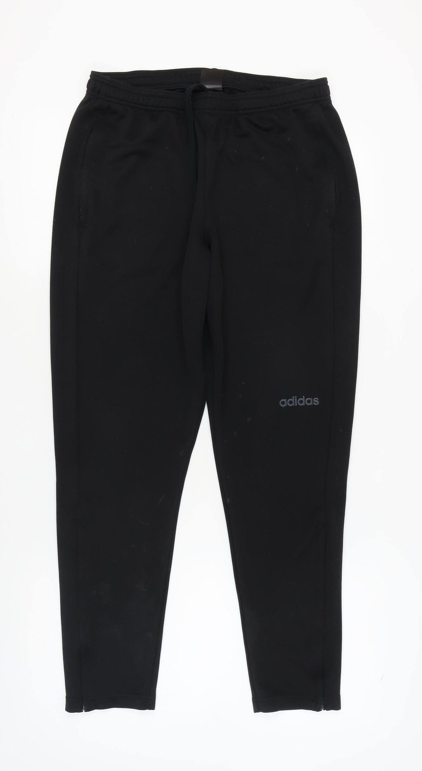 Adidas Black Unisex Jogger Trousers Size 44