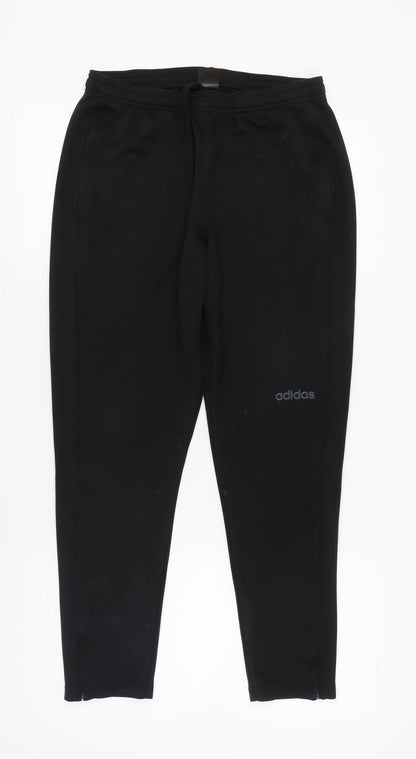Adidas Black Unisex Jogger Trousers Size 44