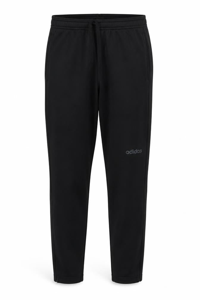 Front view of Adidas Black unisex jogger trousers, size 44