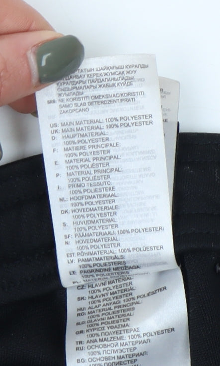 Adidas Black Unisex Jogger Trousers Size 44