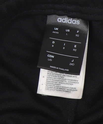 Adidas Black Unisex Jogger Trousers Size 44