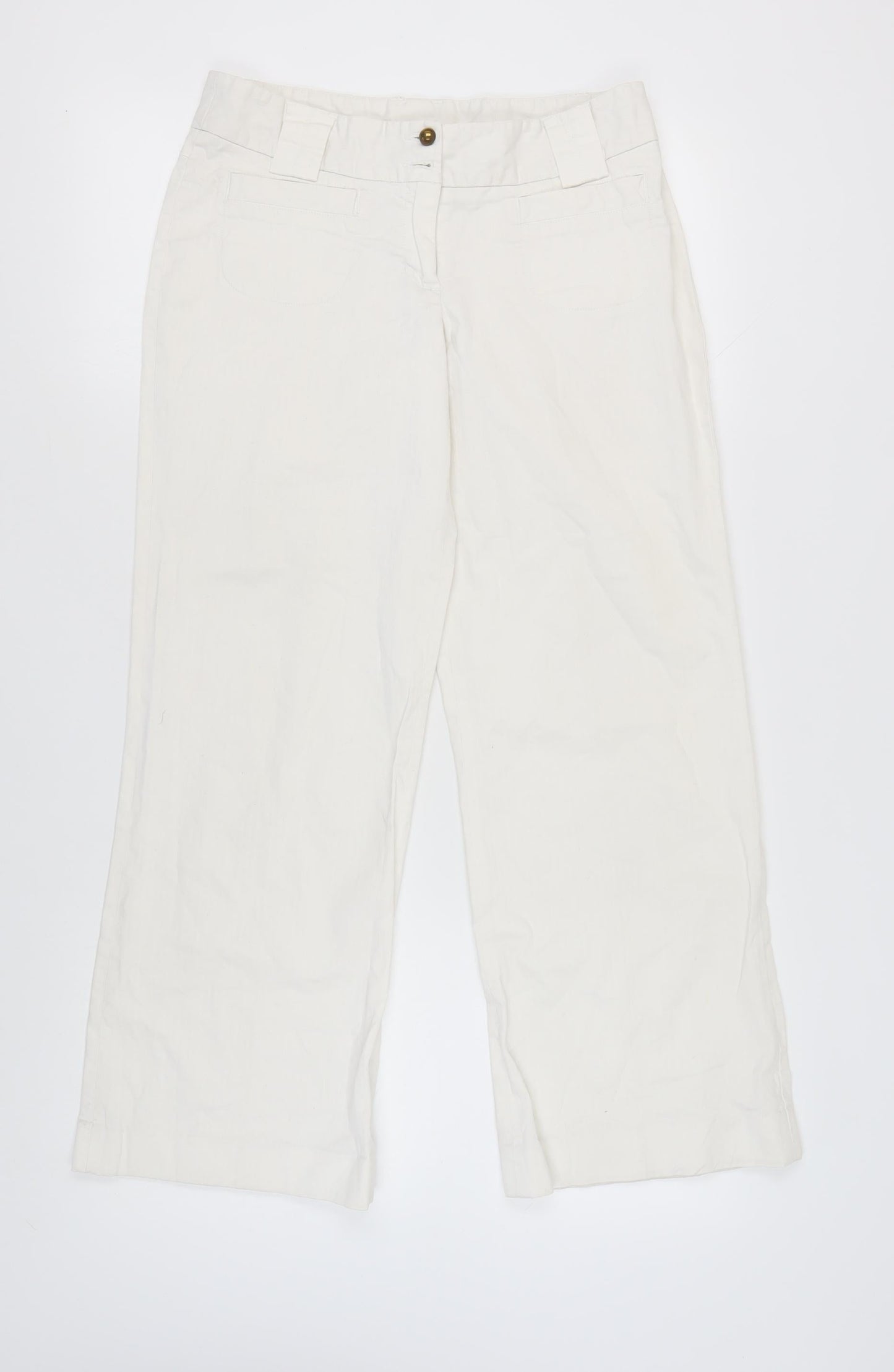 Red Herring Women's White Trousers Size 12