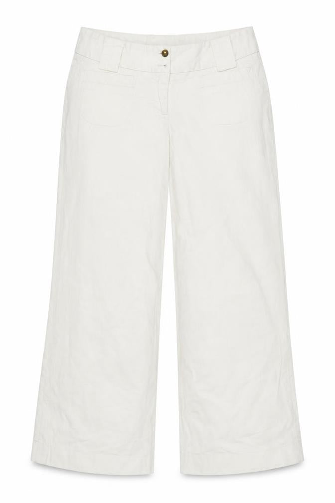 Womens UK Size 12 Red Herring Regular Fit  White Trousers