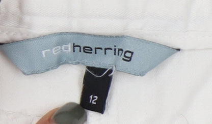Red Herring Women's White Trousers Size 12
