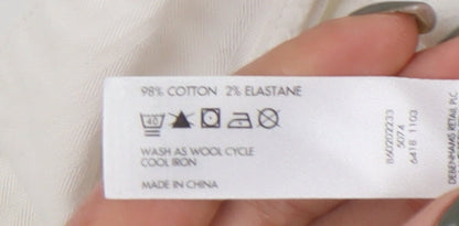 Red Herring Women's White Trousers Size 12