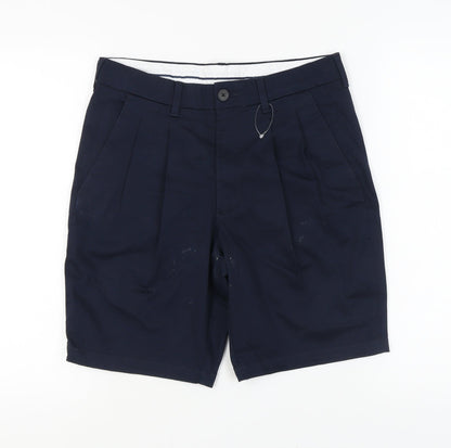 Marks and Spencer Men's Blue Chino Shorts M