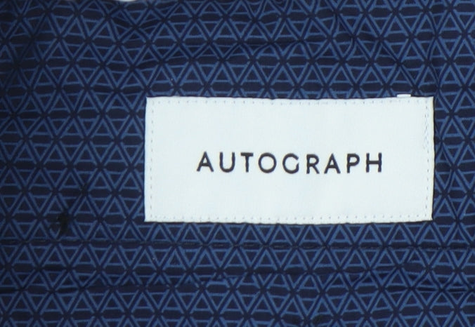 Marks and Spencer Men's Blue Chino Shorts M