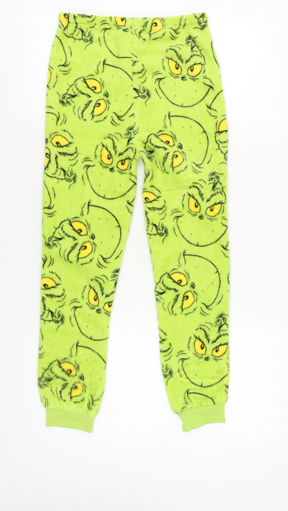 The Grinch Girls Green Pyjama Pants 11-12 Years Fleece