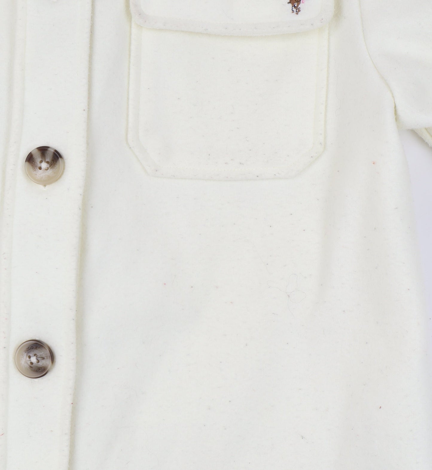 U.S. Polo Assn. Women's White Jacket Size L Collared Casual