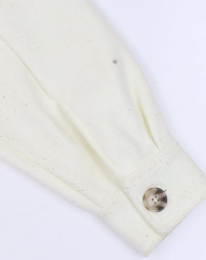 U.S. Polo Assn. Women's White Jacket Size L Collared Casual