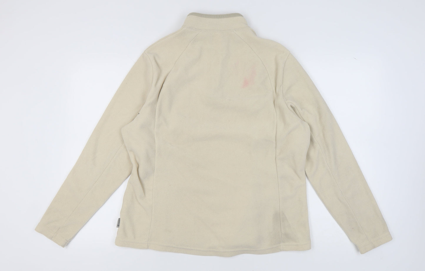 Quechua Beige Unisex Fleece Sweatshirt XXL Lightweight