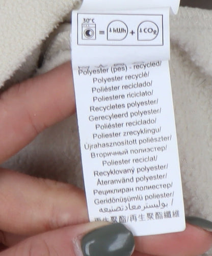 Quechua Beige Unisex Fleece Sweatshirt XXL Lightweight