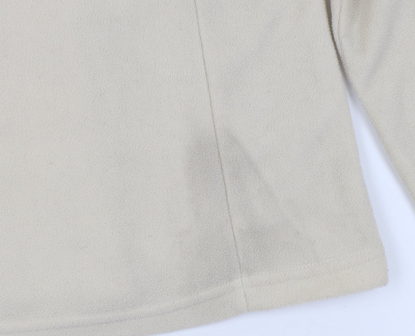 Quechua Beige Unisex Fleece Sweatshirt XXL Lightweight