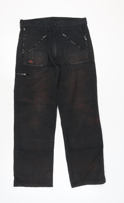 Dickies Men's Black Cargo Jeans Size 30