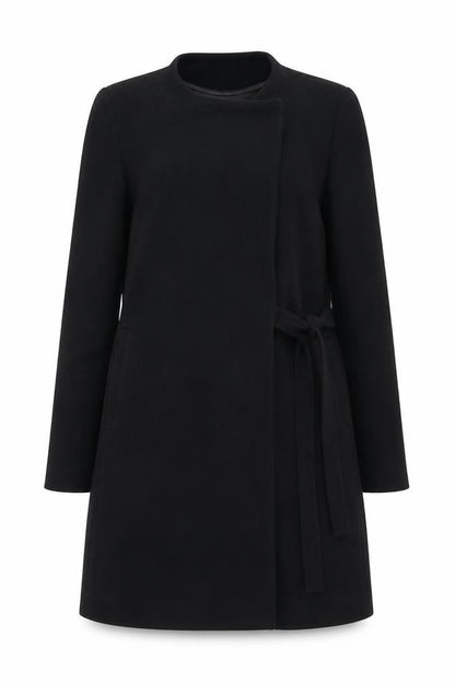 Marks & Spencer Women's Black Long Coat Size 6