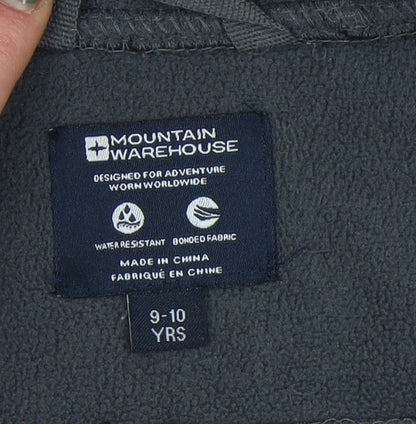 Mountain Warehouse Boys Black Mid-Length Jacket 9-10 Yrs