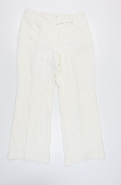 Ann Taylor Women's Ivory Trousers Size 12