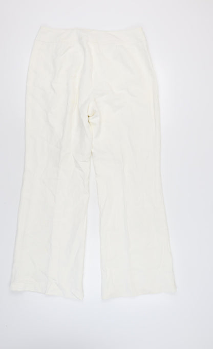 Ann Taylor Women's Ivory Trousers Size 12