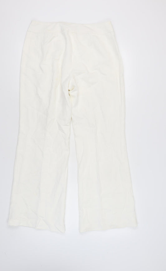 Ann Taylor Women's Ivory Trousers Size 12