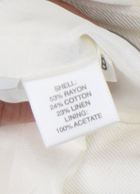 Ann Taylor Women's Ivory Trousers Size 12