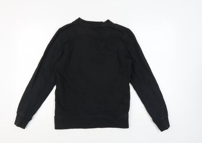 Mens UK Size S JACK & JONES Black Pullover Sweatshirt